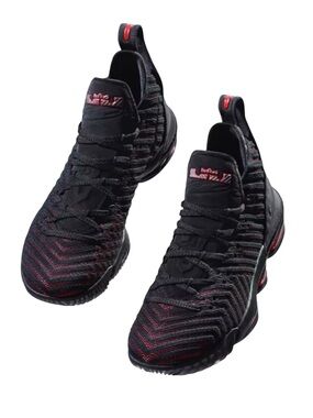 Nike LeBron XVI 16 Fresh Bred GS Basketball Shoes AQ2465-002 Size Youth 7Y